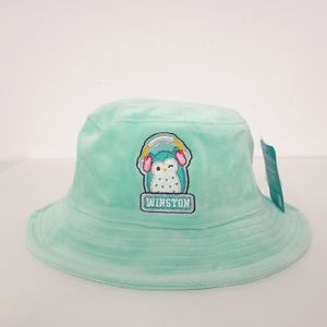 NWT Squishmallows Winston the Owl  Mint  Bucket Hat